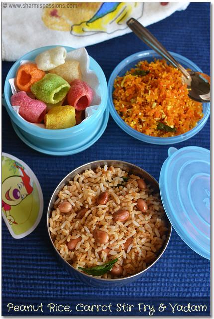 Kids Lunch Box Recipes
 Kids Lunch Box Recipes Idea8 Peanut Rice Carrot Stir