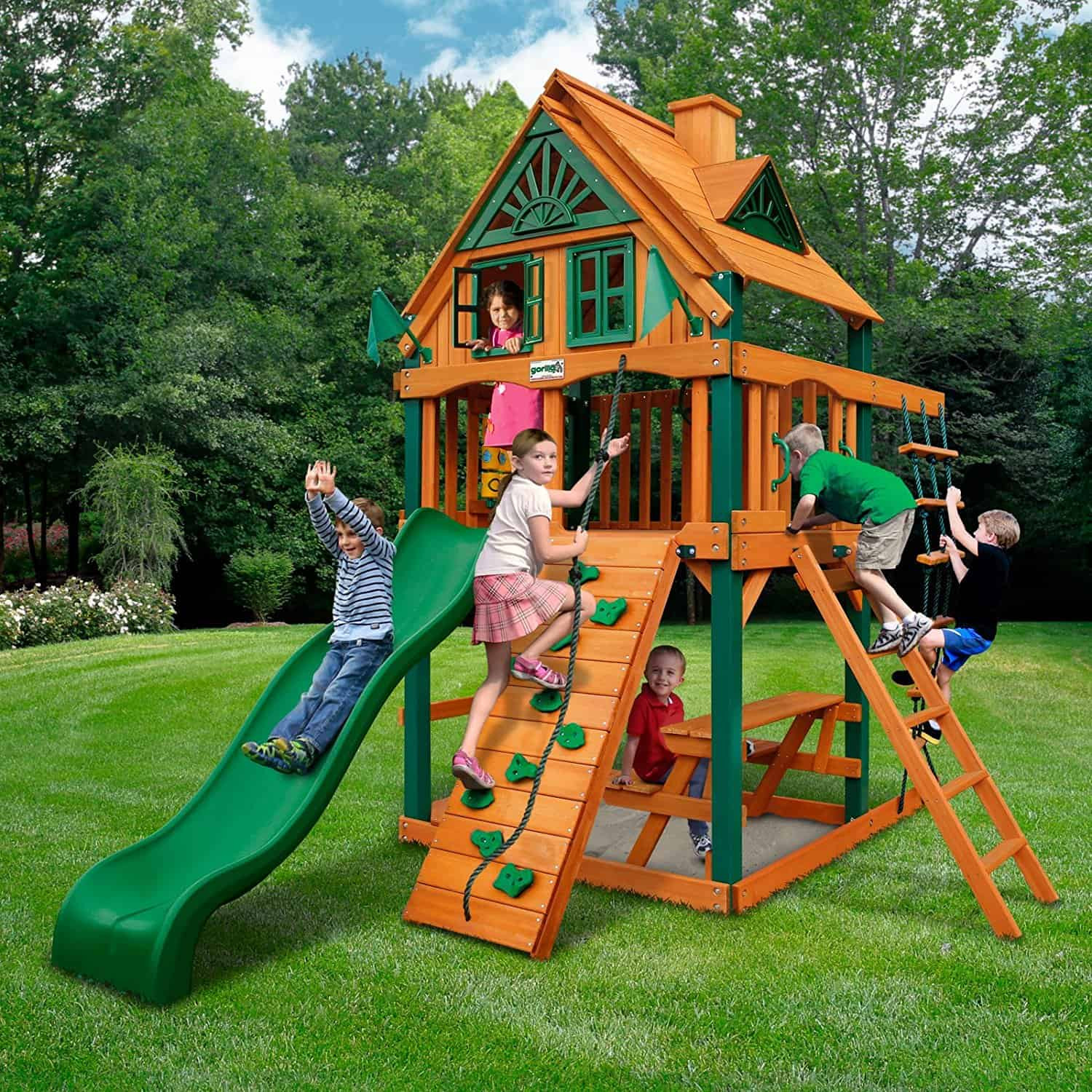 Kids Outdoor Play
 Swing Sets for Small Yards The Backyard Site
