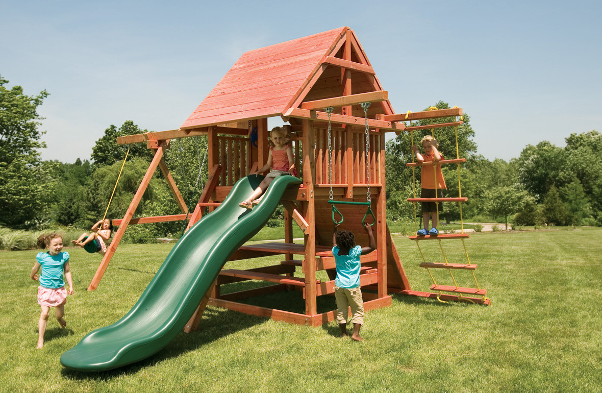 Kids Outdoor Play
 Outdoor Play Sets with Picnic Table