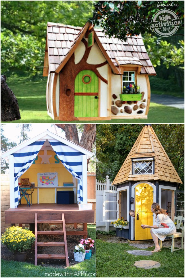 Kids Outdoor Playhouse
 24 Outdoor Playhouses Kids Dream About