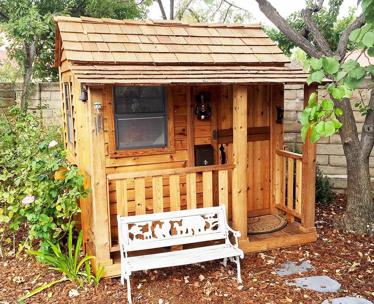 Kids Outdoor Playhouse
 Childrens Playhouse 6 x6 Little Cedar Playhouse