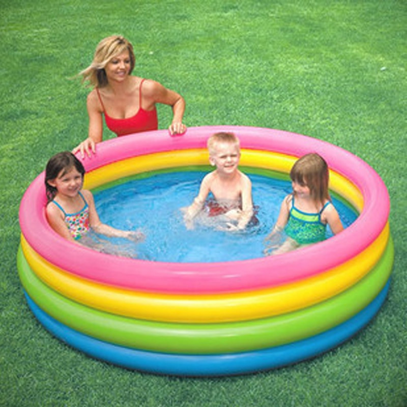 Kids Outdoor Swimming Pool
 Fluorescent Children Inflatable Swimming Water Pool 168