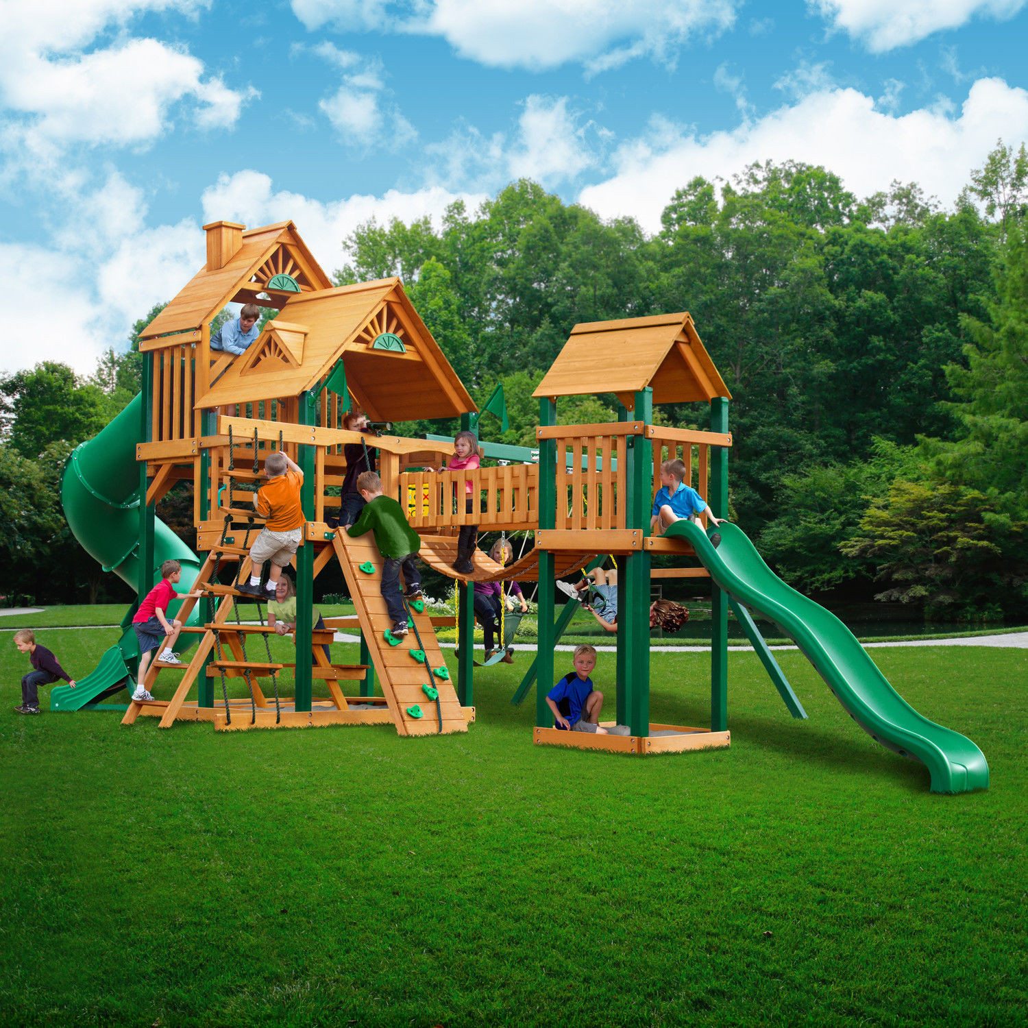 Kids Outdoor Swing Set
 Playground Playsets Kids Swing Set School mercial Rent