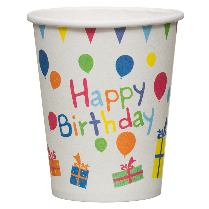 Kids Party Cups
 9oz Paper Cups 15pk Happy Birthday Kids Parties