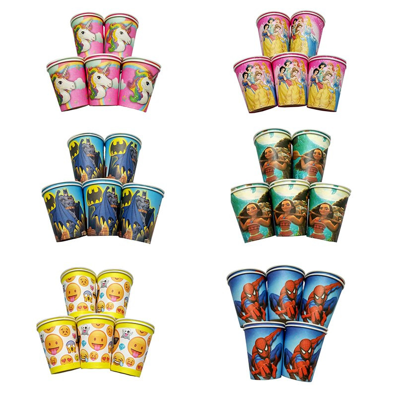 Kids Party Cups
 Character children Cups kids Birthday Party Decorations