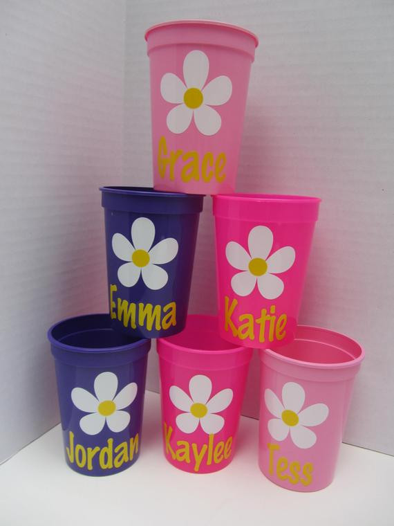 Kids Party Cups
 Personalized kids party cups quantity of 10 by DottedDesigns