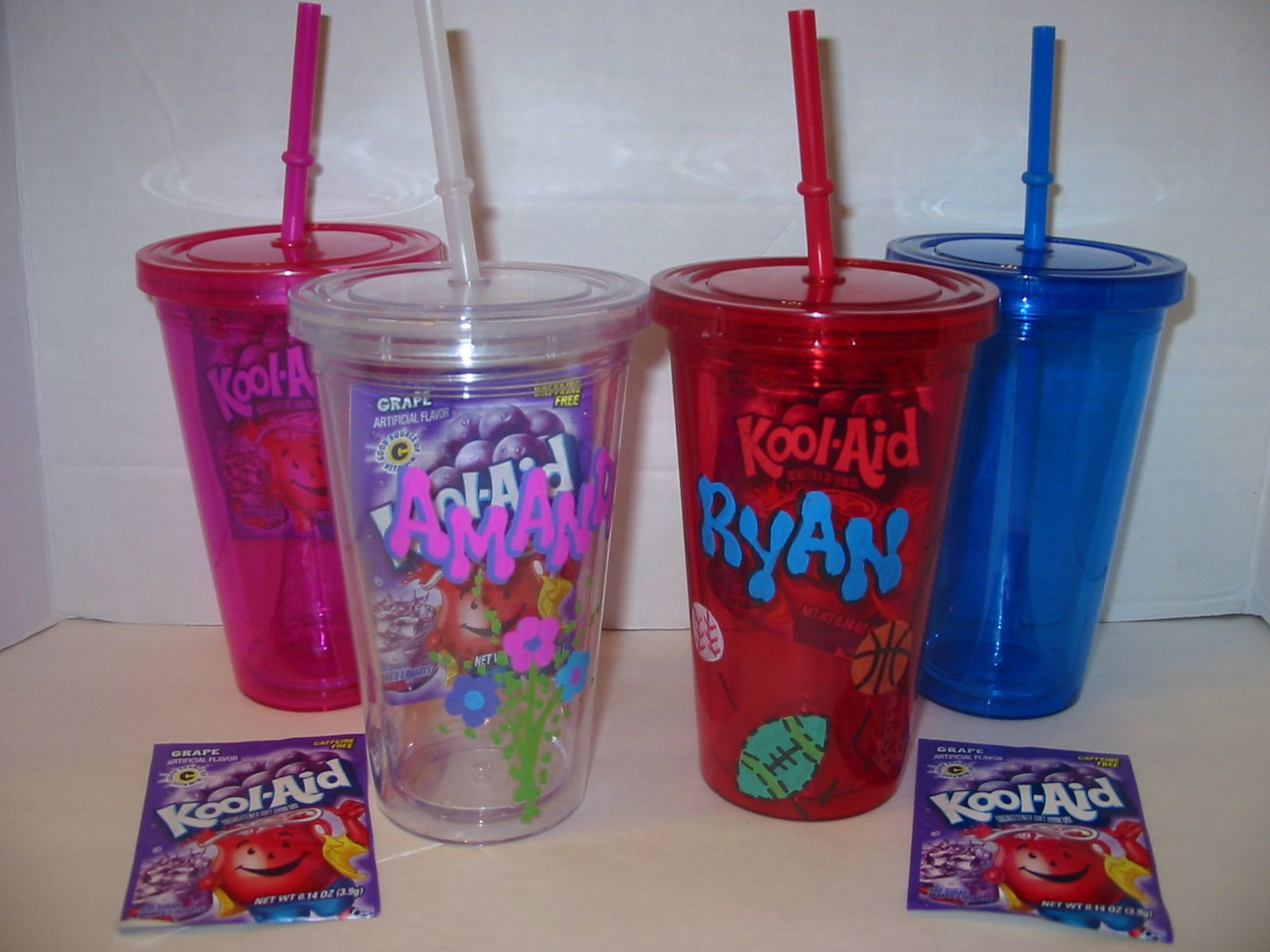 Kids Party Cups
 i would use these personalised cups as lie cups once