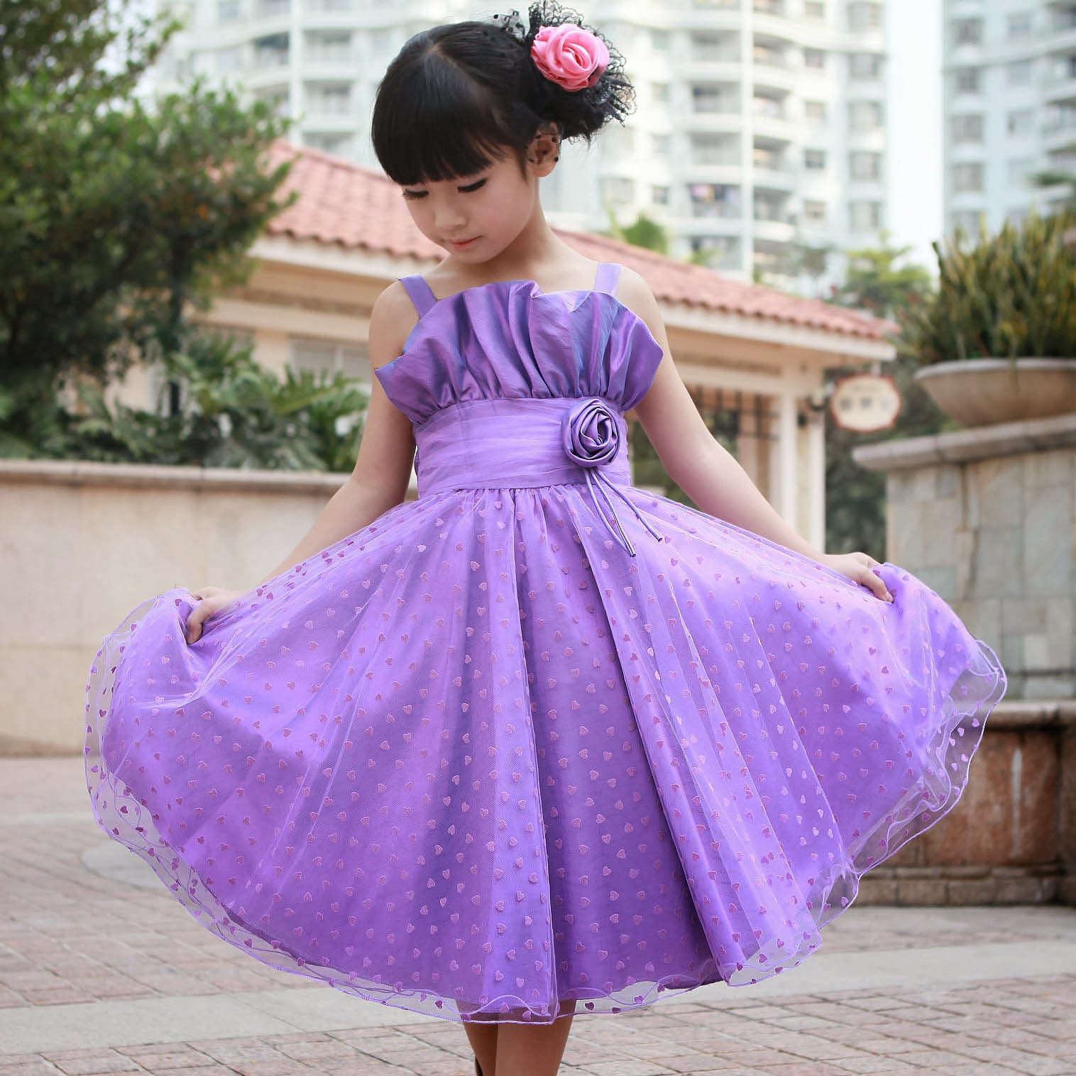 Kids Party Dresses
 New Fashion Styles Kids Eid Dress Girls Collection 2013