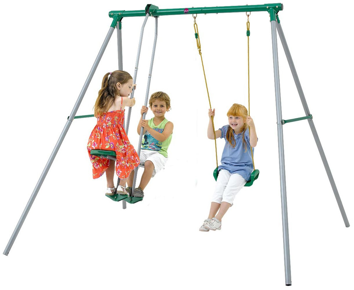 Kids Patio Swing
 Kids Garden Outdoor Playset Swing Childrens Play Swing Set