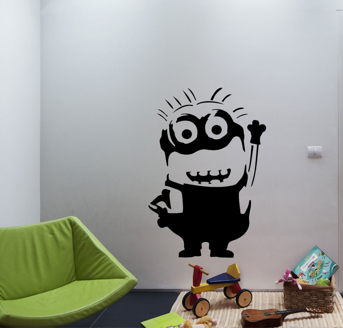 Kids Room Stencils
 Minion reusable STENCIL for kids room nursery wall stencil