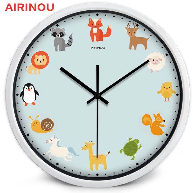 Kids Room Wall Clock
 Aliexpress Buy Airinou 3size Quartz Cartoon Children