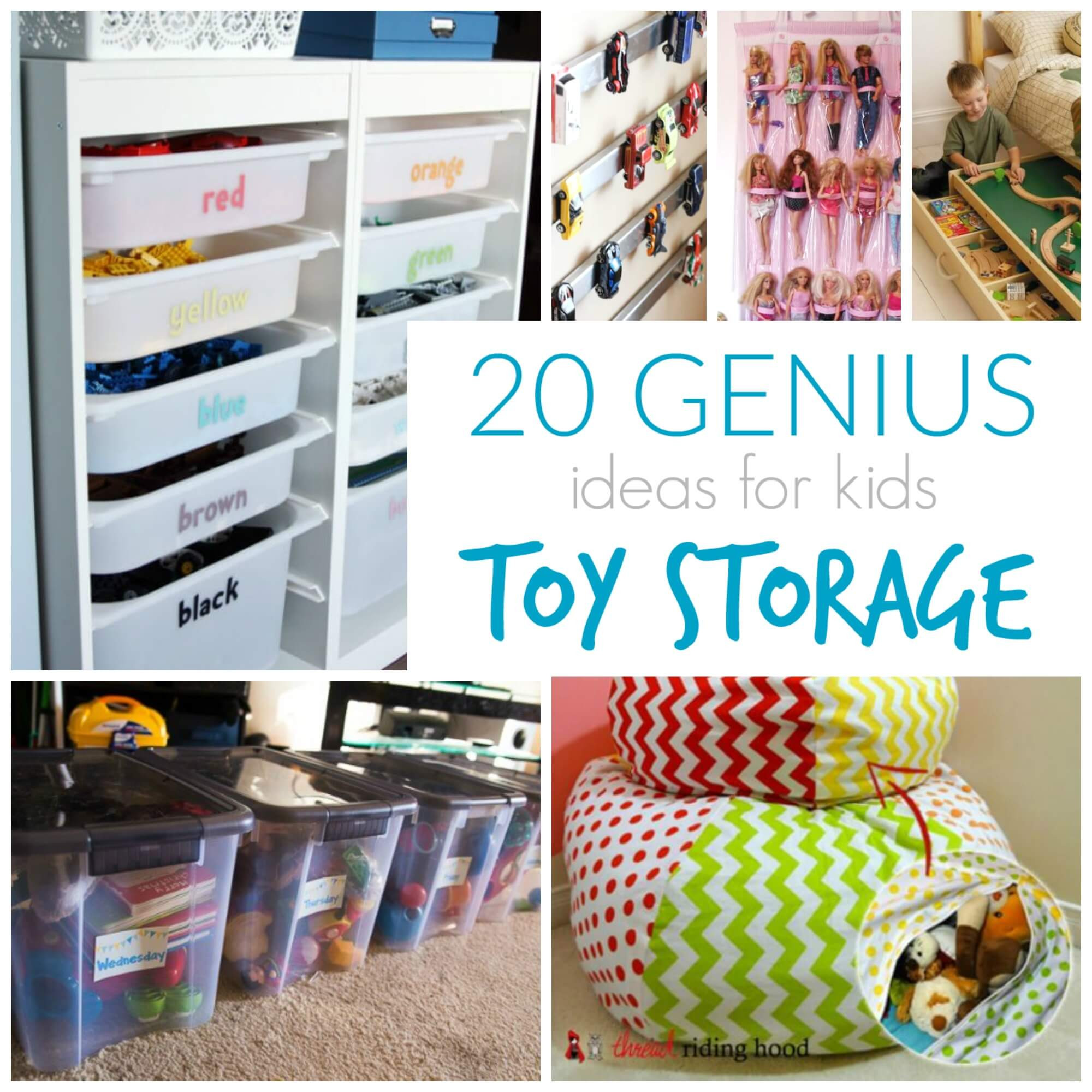 Kids Storage Ideas
 20 Genius Toy Storage Ideas for Kids Rooms