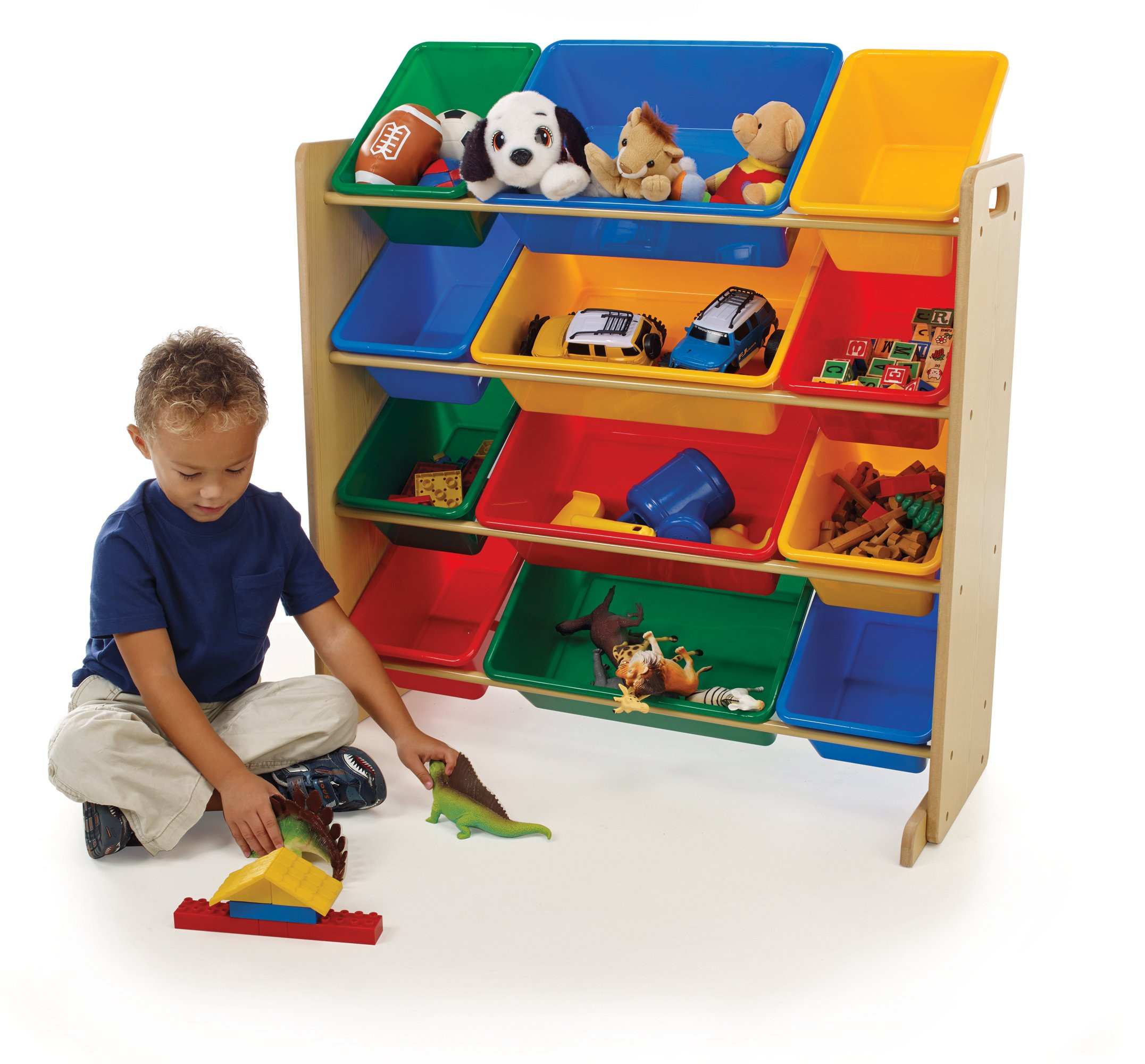Kids Storage Organizer
 Tot Tutors Kids Toy Organizer With Storage Bins Primary