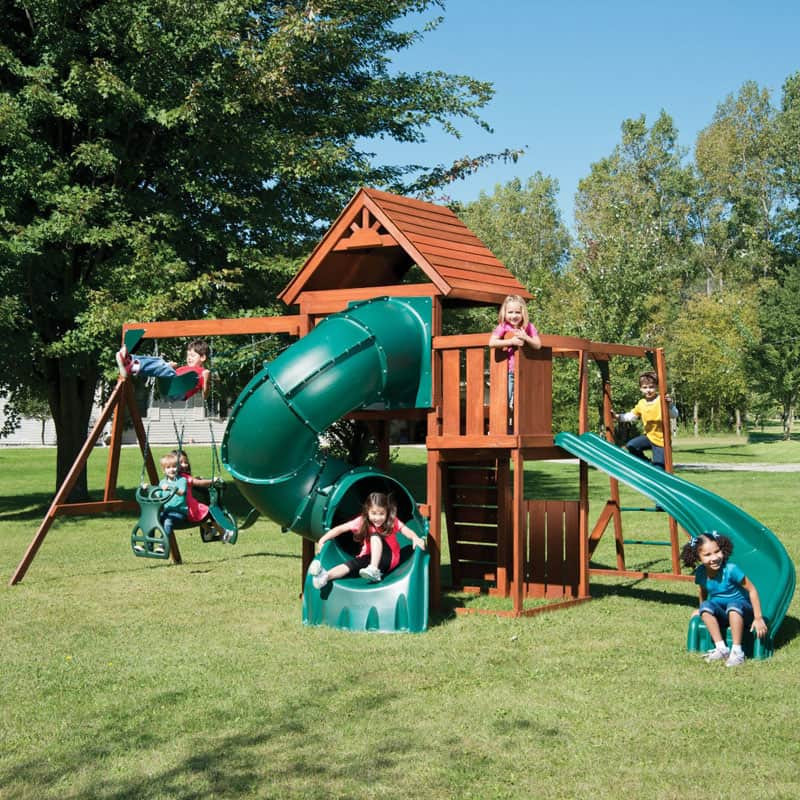 Kids Swing And Slide
 Backyard Playground and Swing Sets Ideas Backyard Play