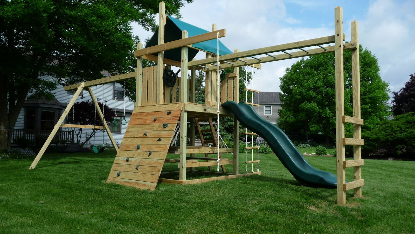 Kids Swing Set Plans
 Ohio playset With images