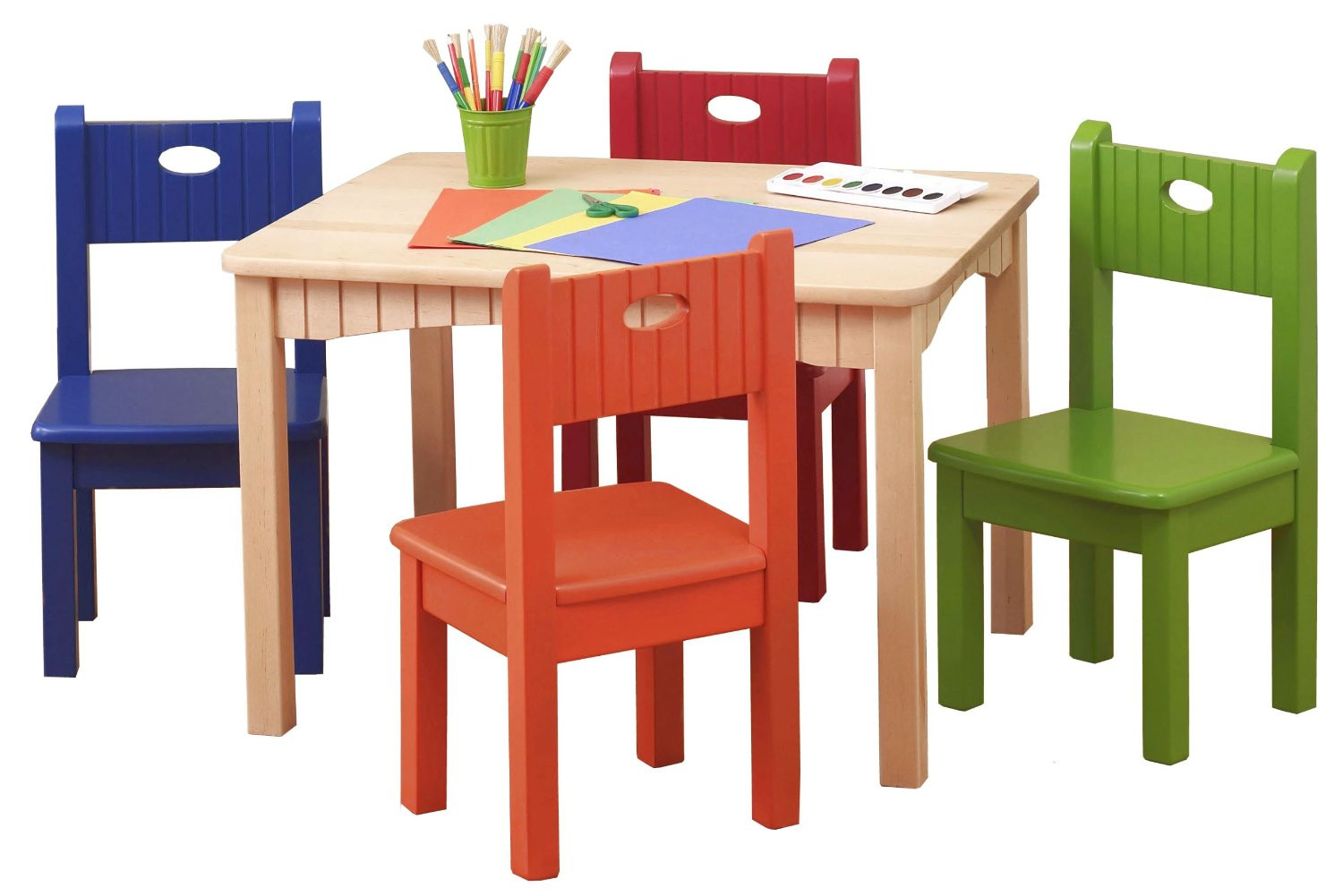 Kids Table And Chair Set
 Wooden Table and Chairs for Kids – HomesFeed