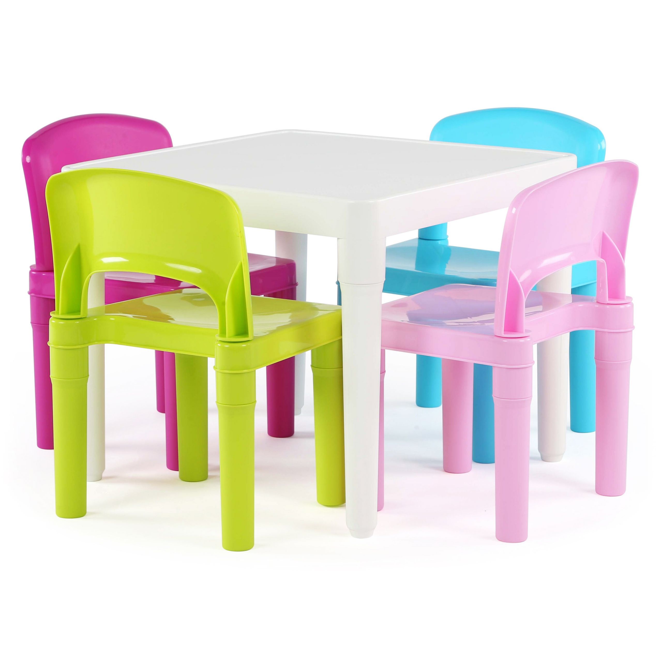 Kids Table And Chair Set
 Tot Tutors Kids 5 Piece Square Table and Chair Set