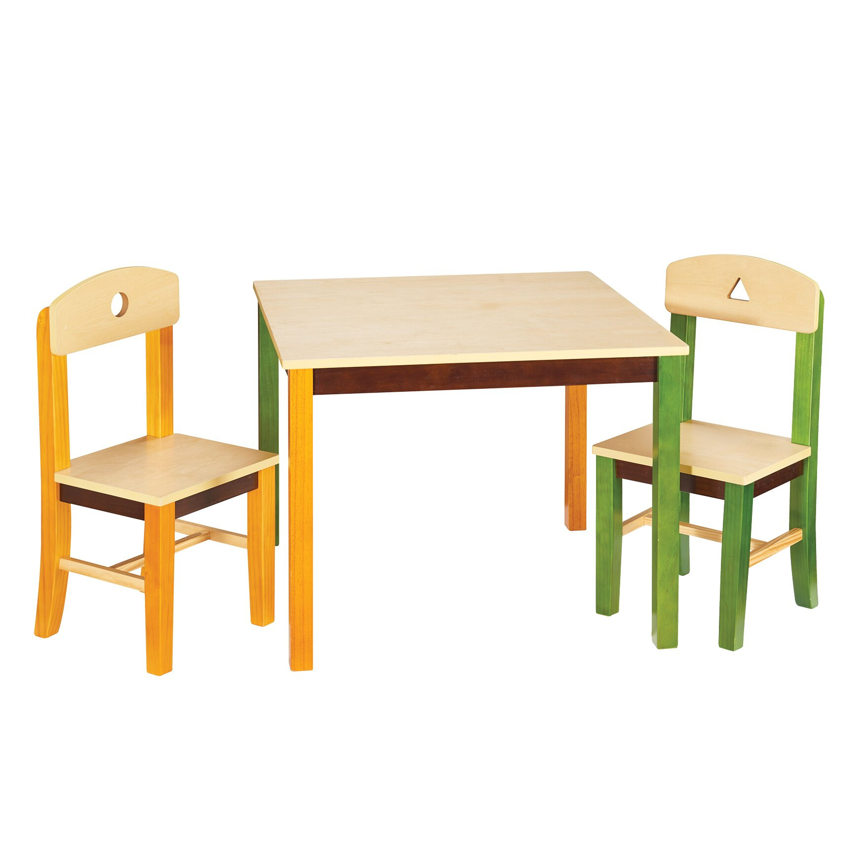 Kids Table And Chair Set
 Guidecraft See and Store Kids 3 Piece Rectangle Table and