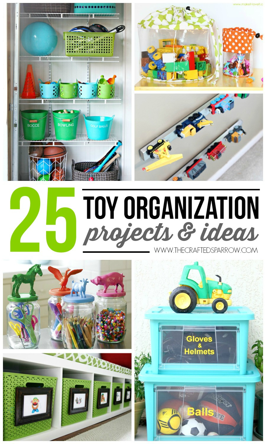 Kids Toy Organizing Ideas
 25 Toy Organization Projects & Ideas