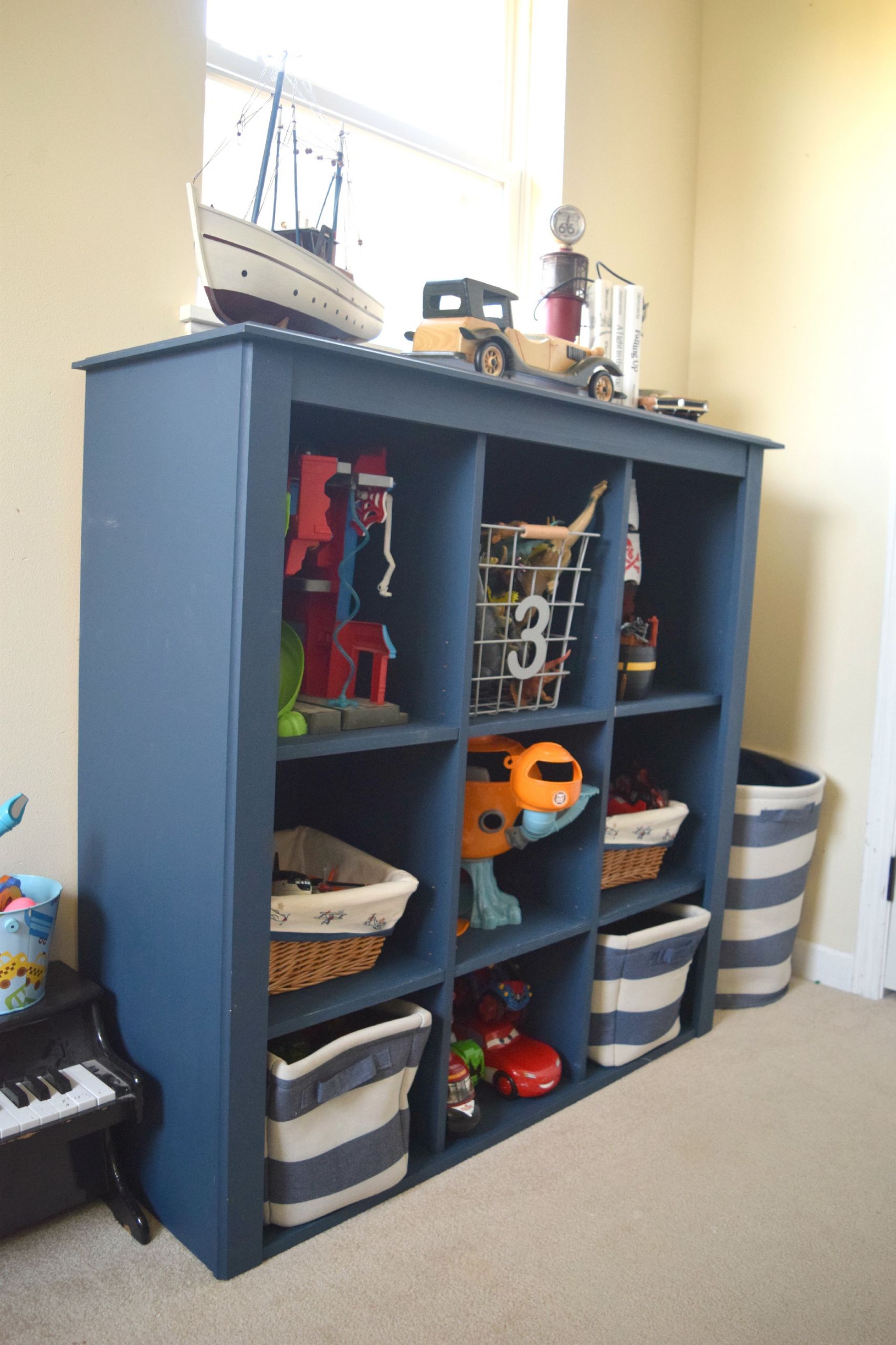 Kids Toys Storage Unit
 Toy storage bookshelf redo • Our House Now a Home