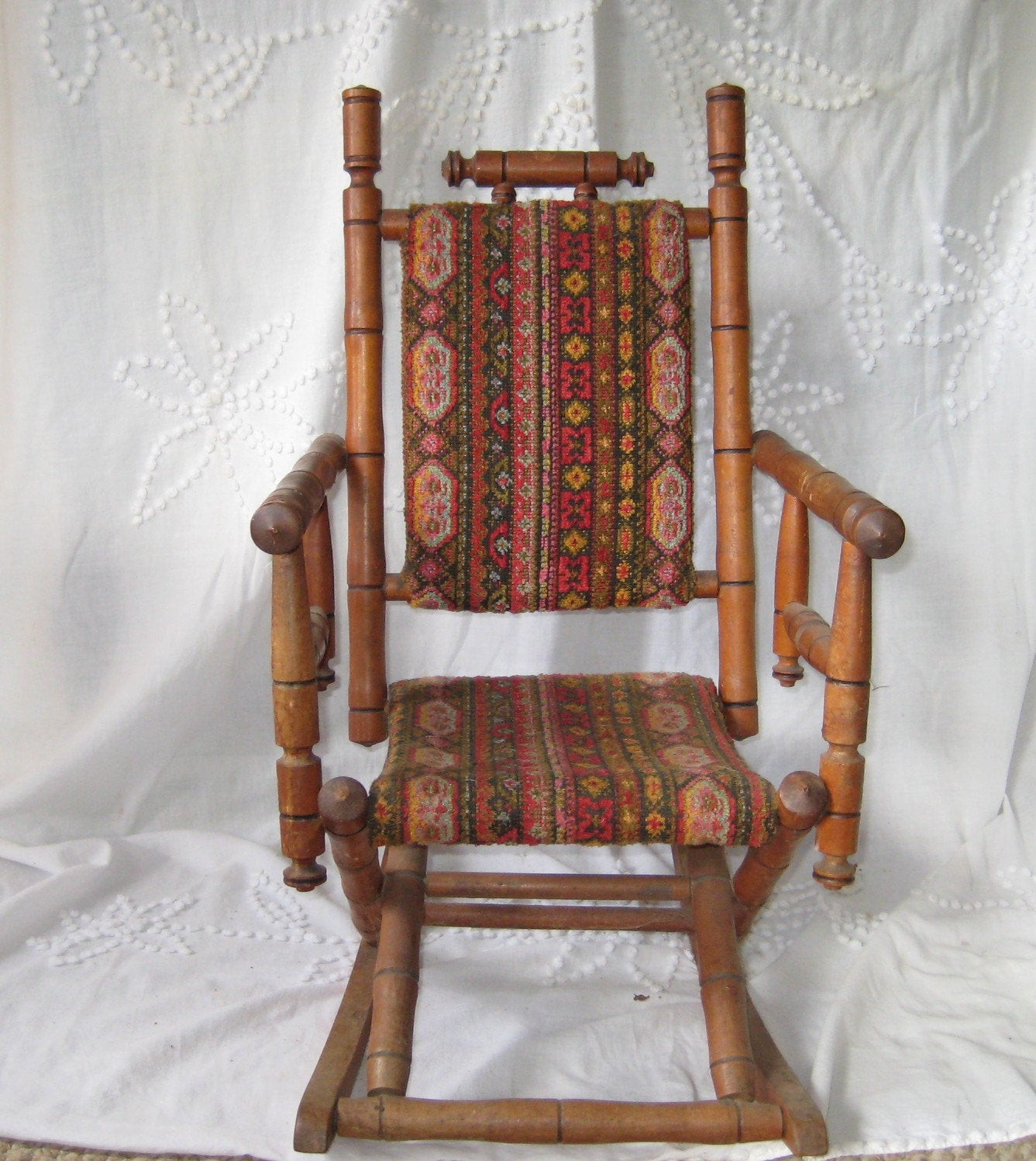 Kids Upholstered Rocking Chair
 Antique Rocking Chair Childs rocking chair upholstered