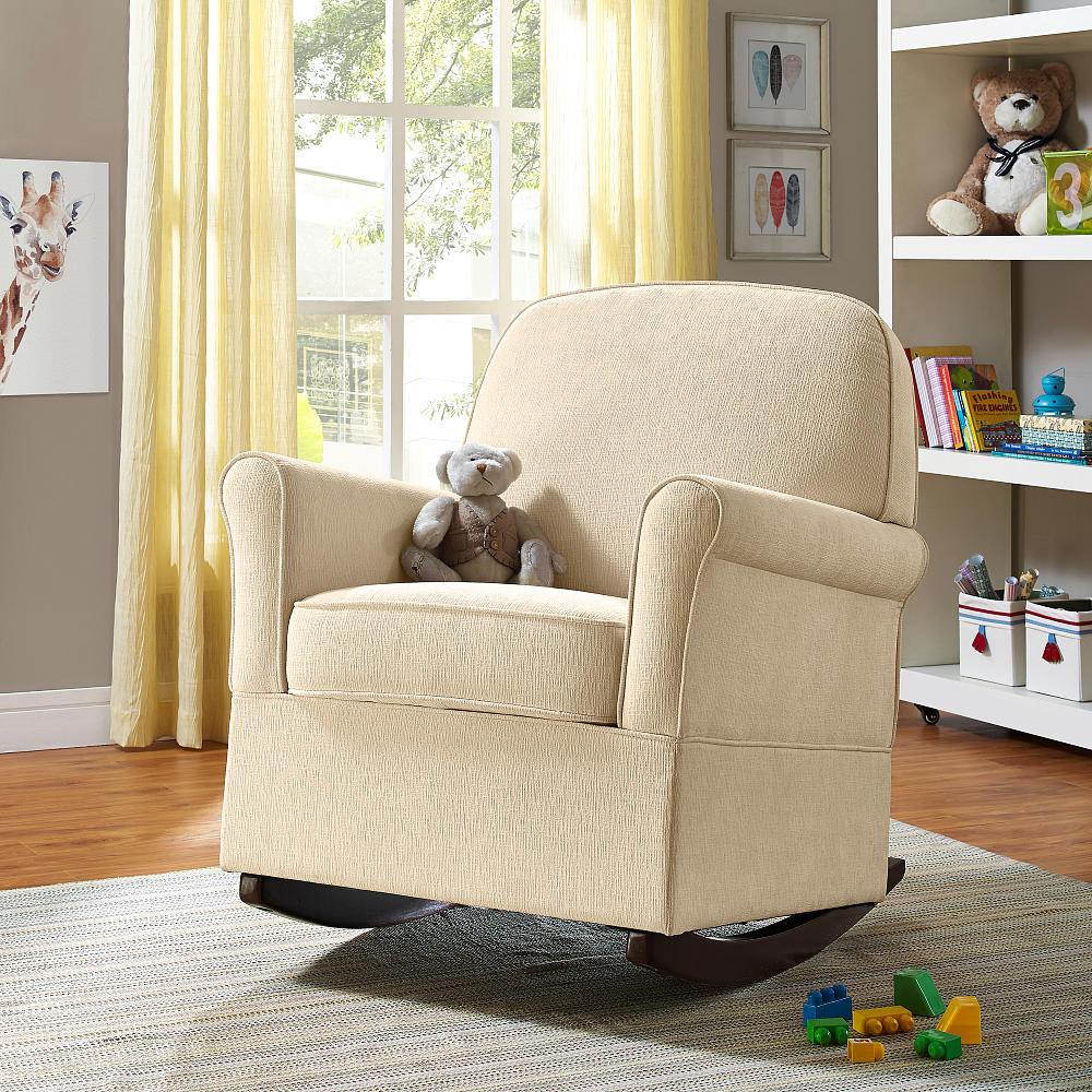 Kids Upholstered Rocking Chair
 Furniture Beautiful Upholstered Rocking Chair For Home