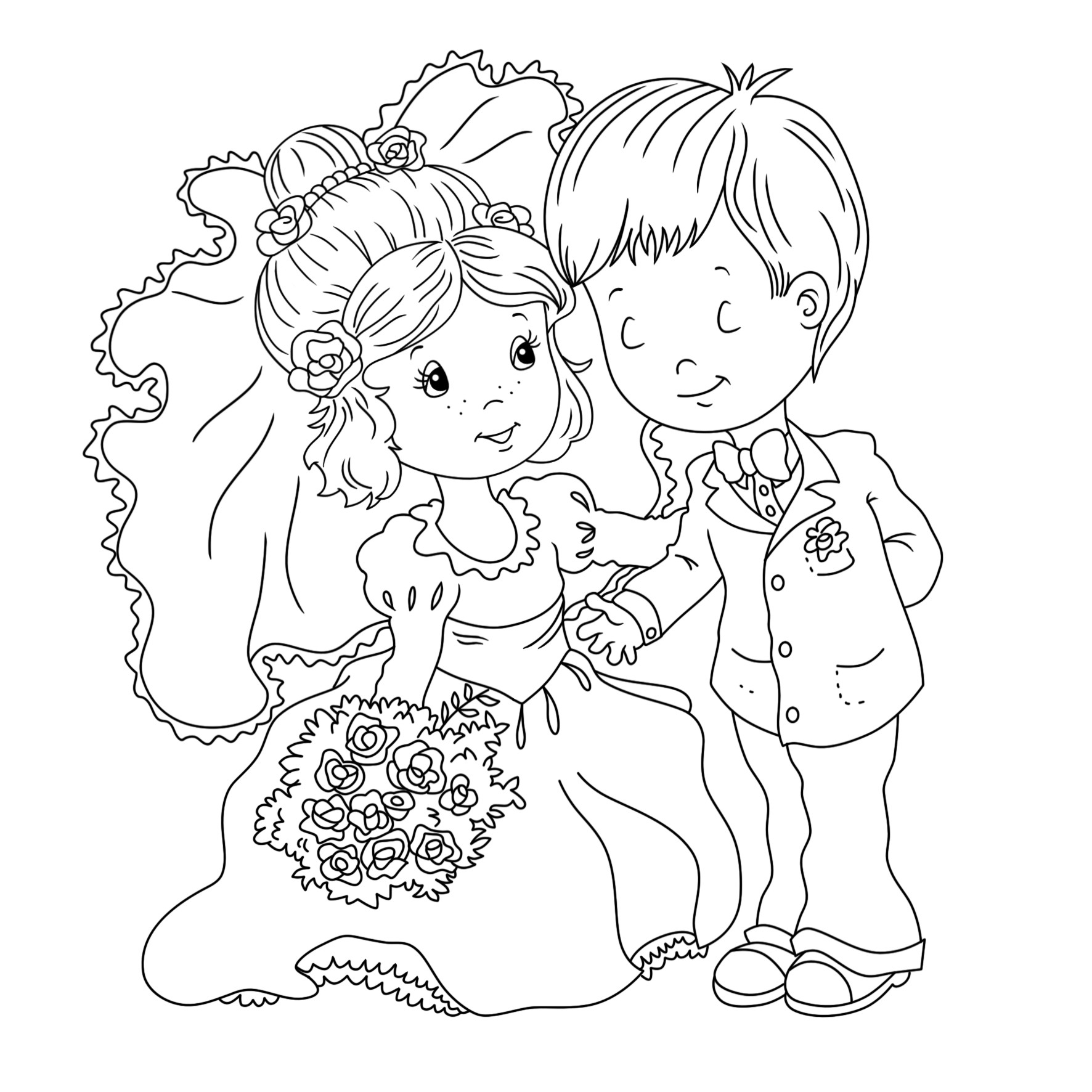 Kids Wedding Coloring Book
 Wedding Coloring Pages Best Coloring Pages For Kids