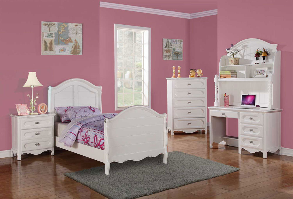 childrens white bedroom furniture set
