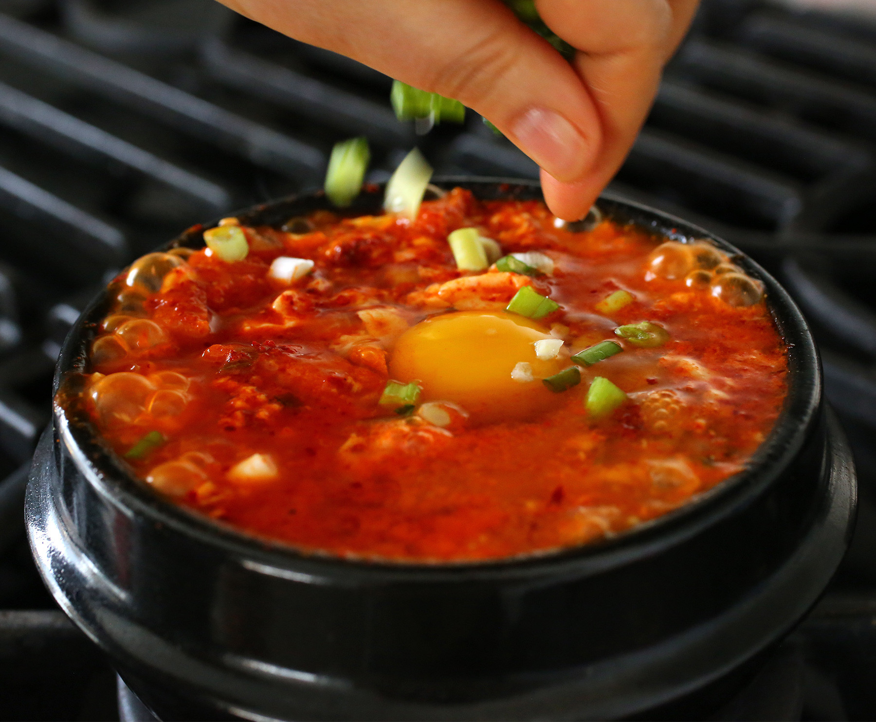 Kimchi Tofu Soup Recipes
 Spicy soft tofu stew with kimchi and pork belly recipe