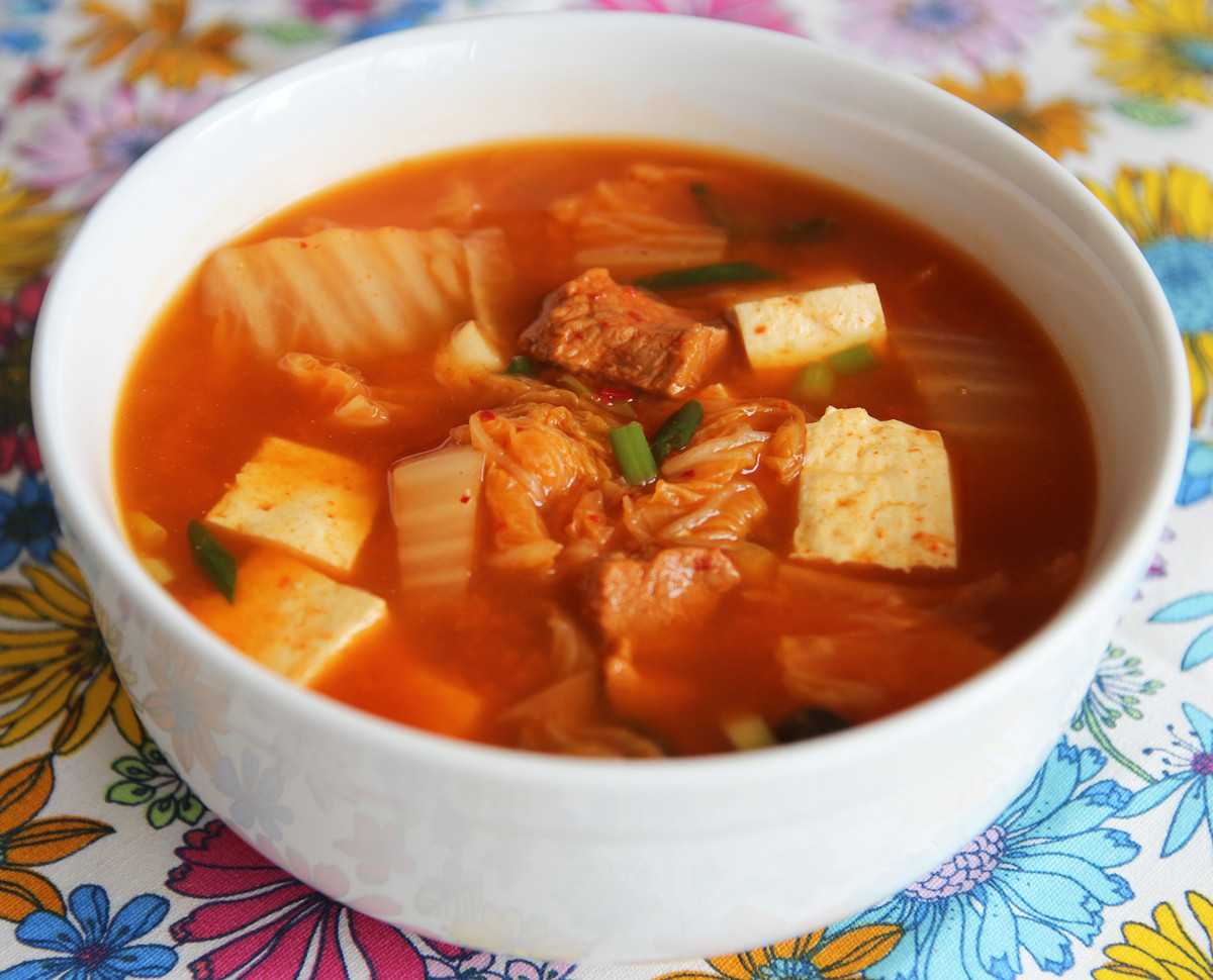 Kimchi Tofu Soup Recipes
 Kimchi soup Kimchi guk recipe Maangchi