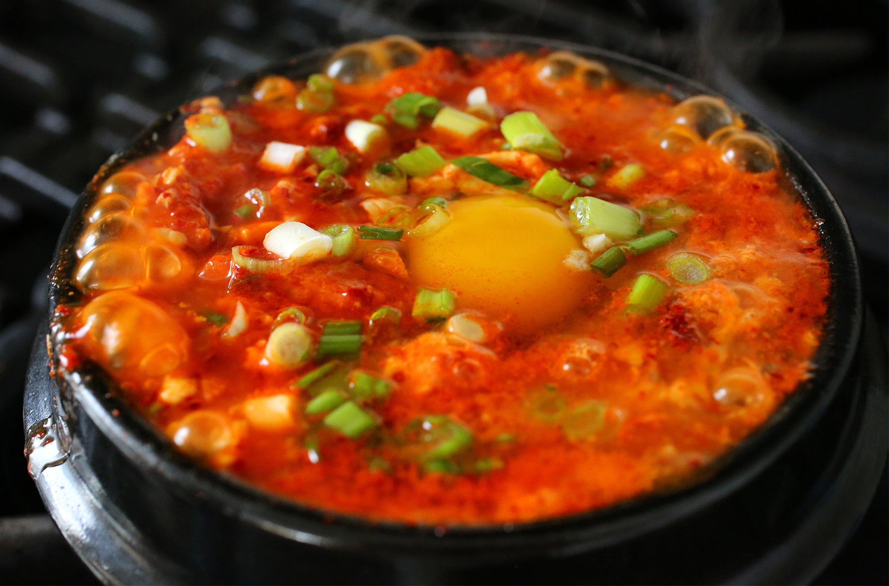 Kimchi Tofu Soup Recipes
 Spicy soft tofu stew with kimchi and pork belly recipe