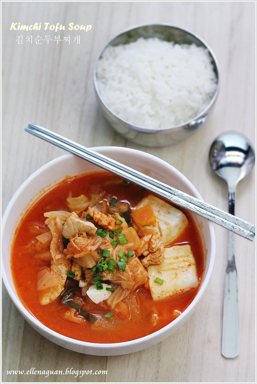 Kimchi Tofu Soup Recipes
 Korean Cooking Project Kimchi Tofu Soup 김치순두부찌개