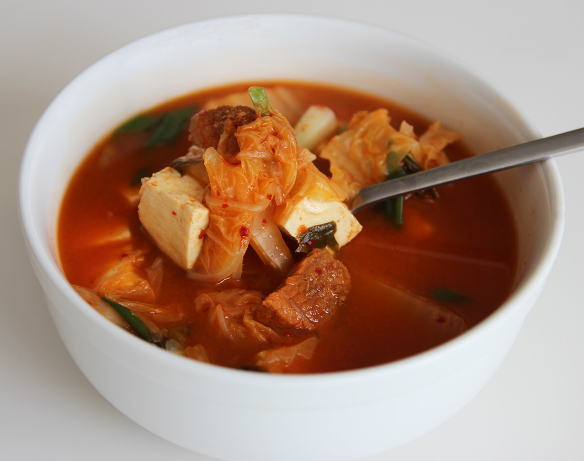 Kimchi Tofu Soup Recipes
 Kimchi soup Kimchi guk recipe Maangchi