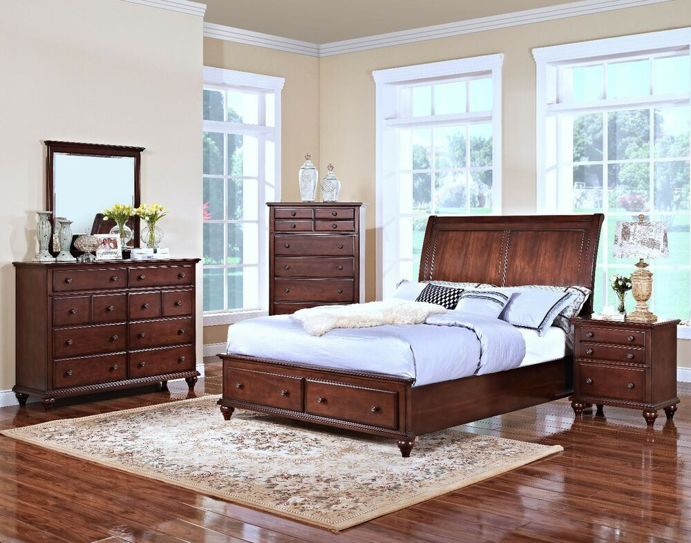 King Bedroom Sets With Storage
 Modern Eastern King Size Bed Footboard Base Storage 2