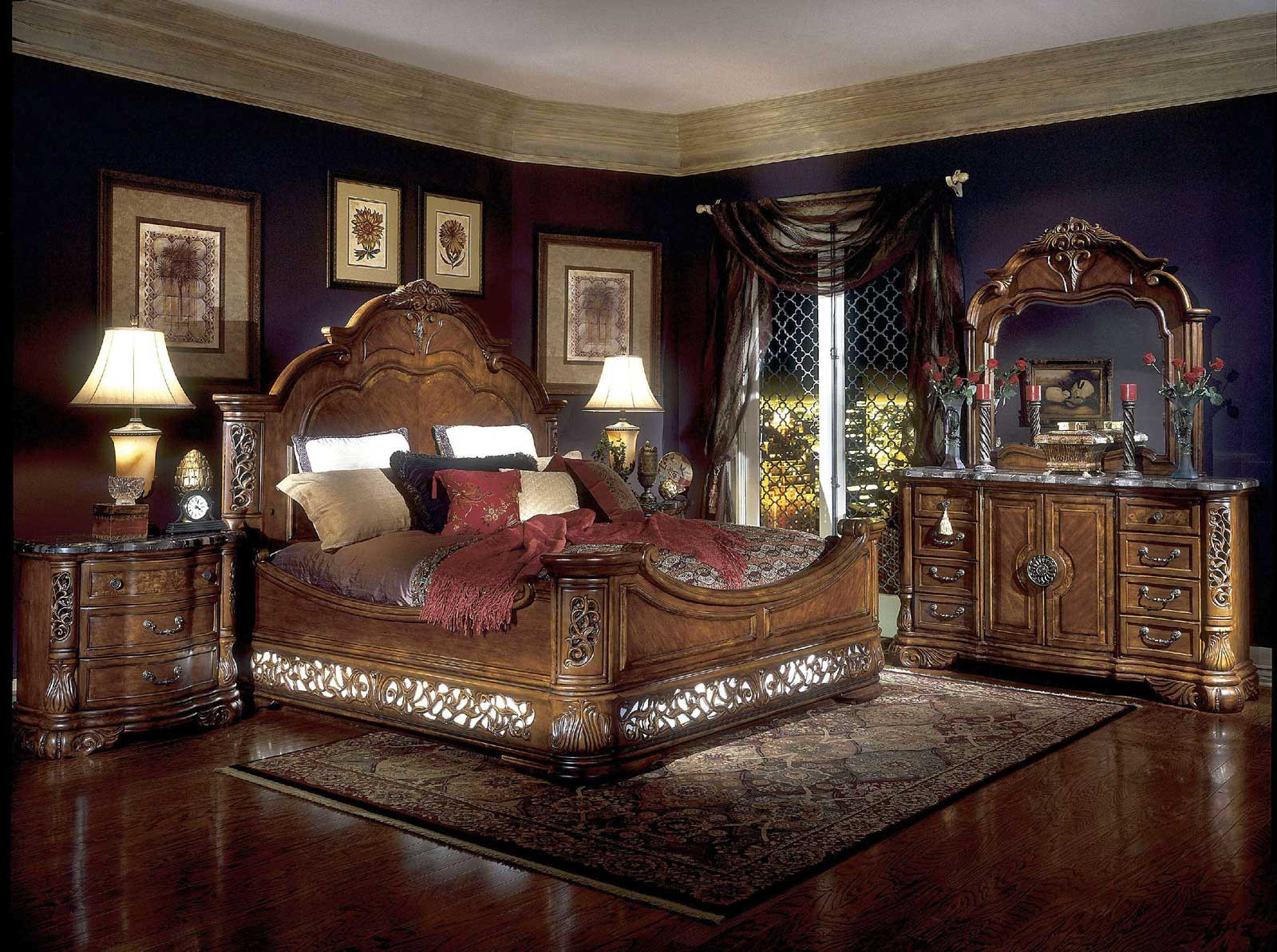 King Size Master Bedroom Sets
 Enhance the King Bedroom Sets The Soft Vineyard 6 Amaza