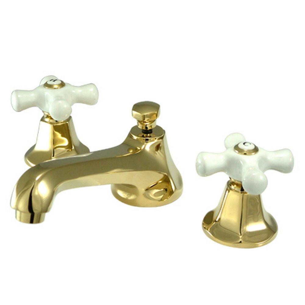 Kingston Brass Bathroom Faucets
 Kingston Brass 8 in Widespread 2 Handle Mid Arc Bathroom