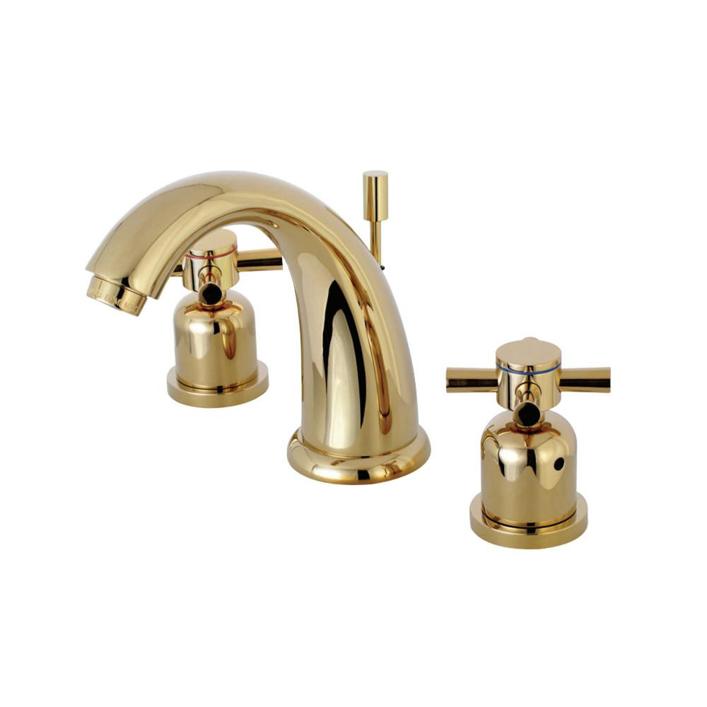 Kingston Brass Bathroom Faucets
 Kingston Brass Modern Cross 8 in Widespread 2 Handle