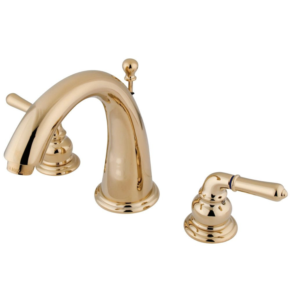 Kingston Brass Bathroom Faucets
 Kingston Brass KS2962 Naples Widespread Lavatory Faucet