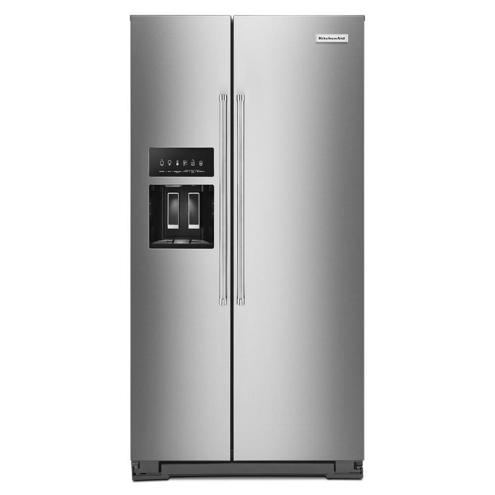 Kitchen Aid Counter Depth Refrigerator
 KitchenAid 36 in W 22 6 cu ft Side by Side Refrigerator