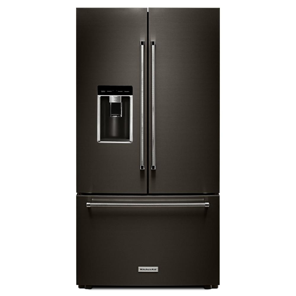 Kitchen Aid Counter Depth Refrigerator
 KitchenAid 23 8 cu ft French Door Refrigerator in Black