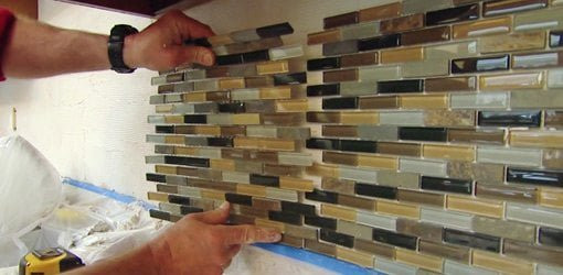 Kitchen Backsplash Tile Installation
 How to Install a Mosaic Tile Backsplash