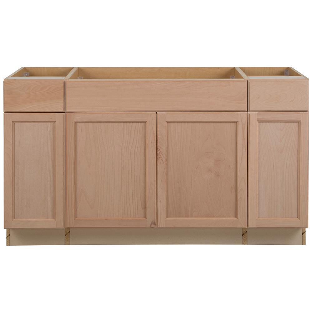 Kitchen Base Cabinets
 Assembled 60x34 5x24 in Easthaven Sink Base Cabinet with