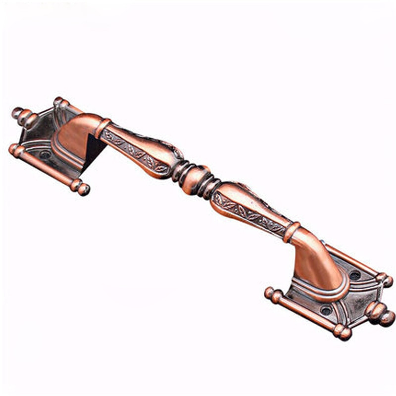 Kitchen Cabinet Door Pull
 240mm Red Copper Big Door Knobs Pulls Kitchen Cabinets