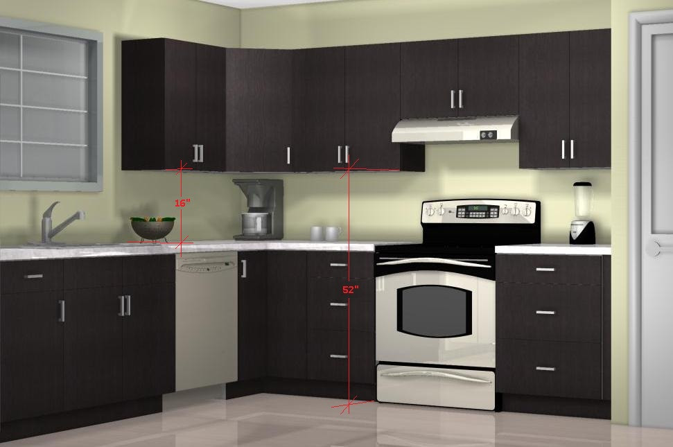 Kitchen Cabinet Heights
 What is the optimal kitchen wall cabinet height