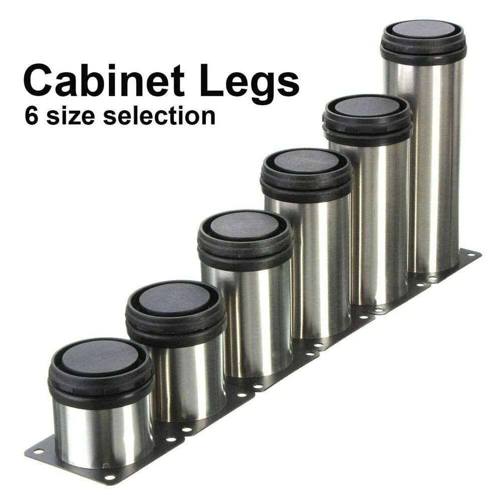 Kitchen Cabinet Leg
 4Pcs Adjustable Cabinet Legs Stainless Steel Kitchen Feet