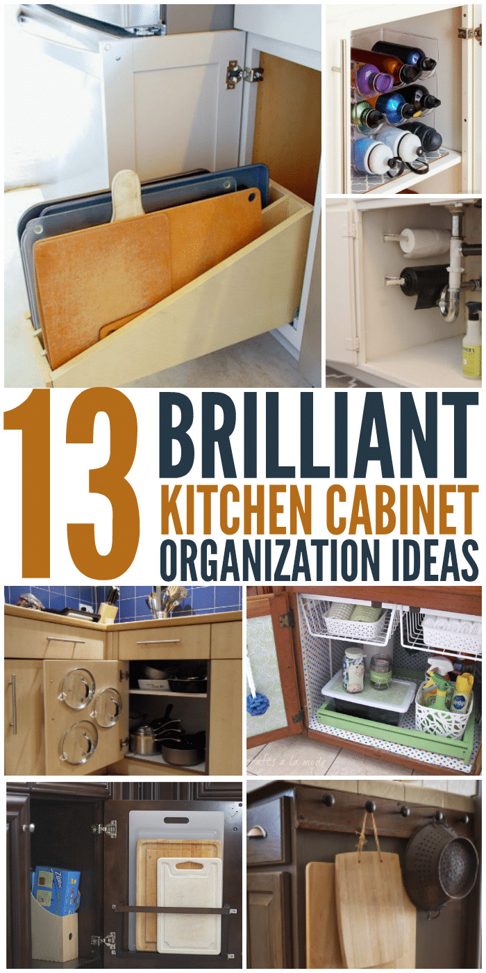 Kitchen Cabinet Organization Tips
 13 Brilliant Kitchen Cabinet Organization Ideas Glue