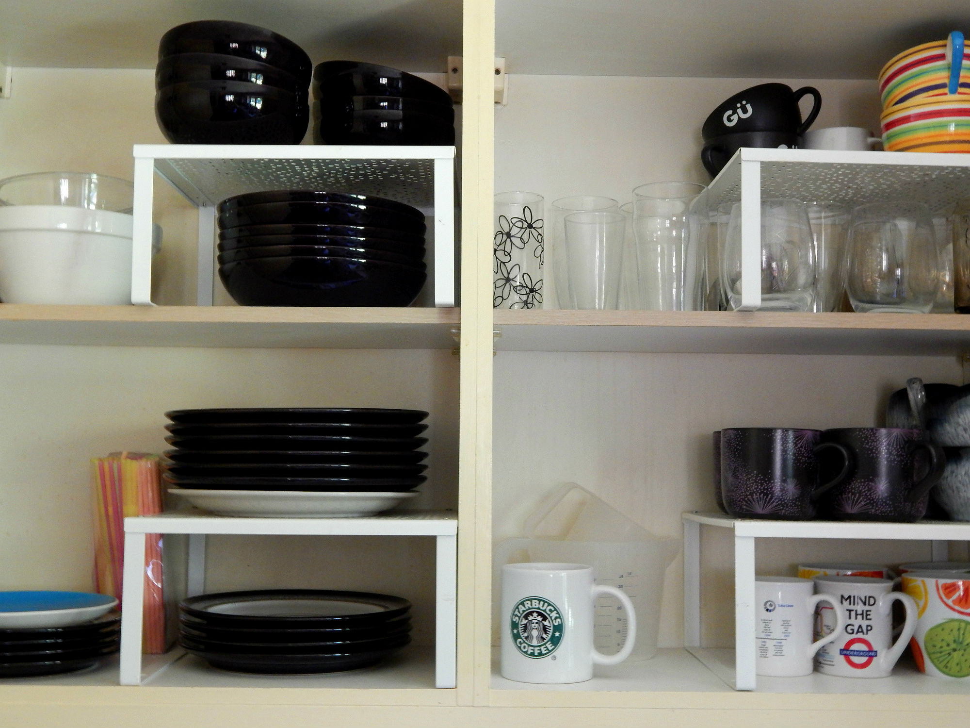 Kitchen Cabinet Shelf Organizer
 Kitchen Storage Solutions – Cupboard Organizer – Raised