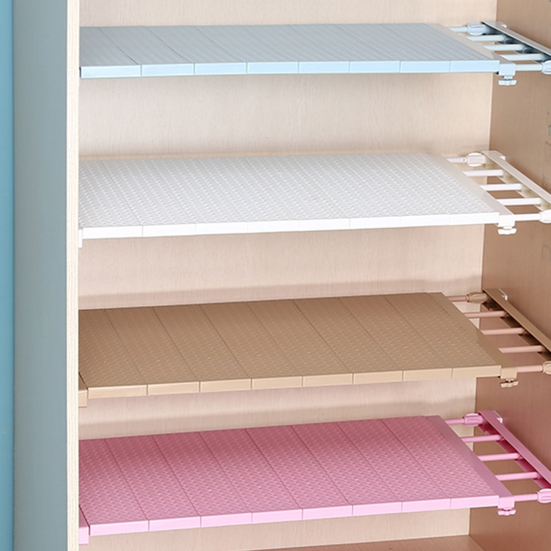 Kitchen Cabinet Shelf Organizer
 Adjustable Shelves Cabinet Holders Closet Organizer