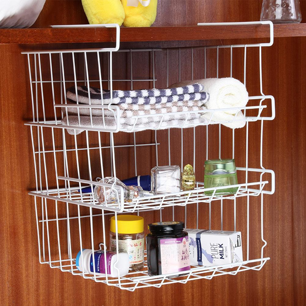 Kitchen Cabinet Shelf Organizer
 Refrigerator Storage Basket Kitchen Multifunctional