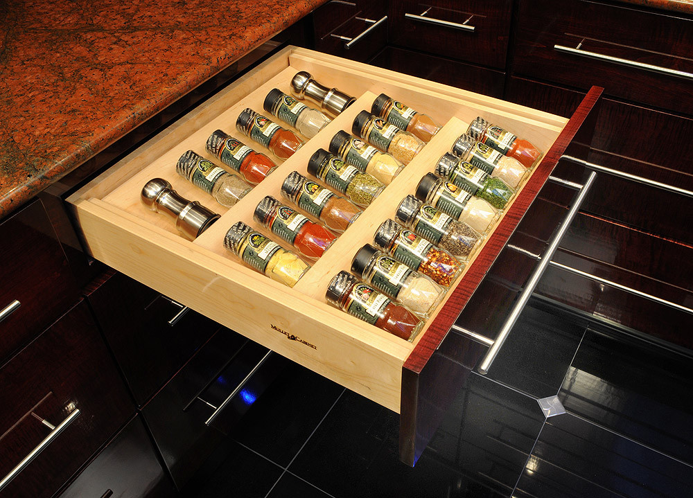 Kitchen Cabinet Spice Organizers
 In Drawer Spice Racks Ideas for High fortable Cooking